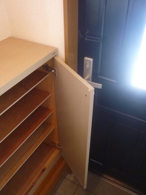 Entrance. Entrance with cupboard