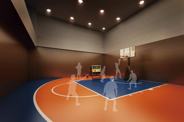  [Arena] (Rendering) 3on3 basketball and badminton, etc., Regardless of the season or the weather, You can enjoy abandon the indoor sports