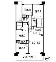 Floor: 4LDK + N + WIC, the occupied area: 103.35 sq m