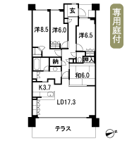 Floor: 4LDK + N + WIC, the occupied area: 111.49 sq m