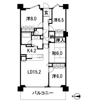 Floor: 4LDK + N, the occupied area: 102.63 sq m
