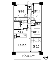 Floor: 4LDK + N + 2WIC, occupied area: 102.14 sq m
