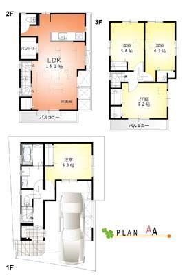 Floor plan. 34,800,000 yen, 4LDK, Land area 68.22 sq m , Building area 99.19 sq m