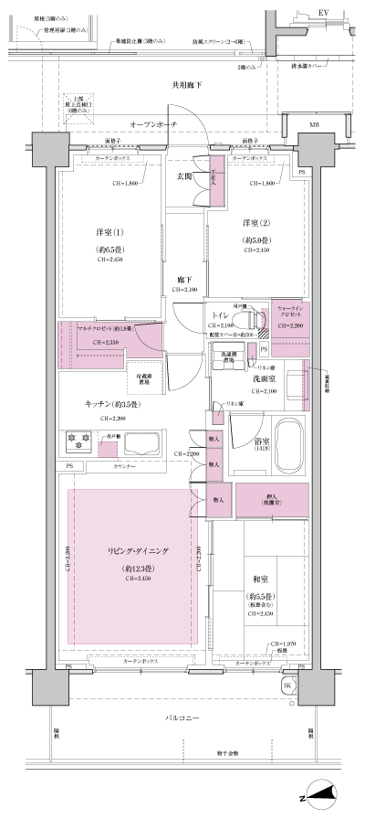 Floor: 3LDK + MC + WIC, the occupied area: 75.64 sq m, Price: TBD