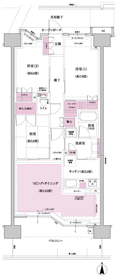 Floor: 3LDK + WIC, the occupied area: 80.18 sq m, Price: TBD