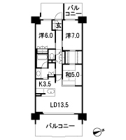 Floor: 3LDK + WTC, the area occupied: 81.6 sq m, Price: TBD