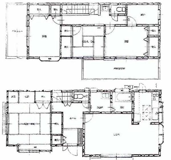 Floor plan. 41,800,000 yen, 4LDK + S (storeroom), Land area 208.87 sq m , Building area 112.61 sq m