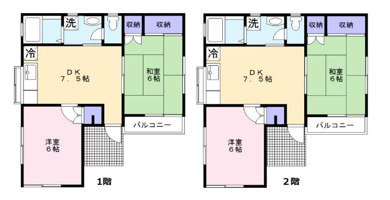 Floor plan. 31,900,000 yen, 4DK, Land area 90.96 sq m , Building area 85.24 sq m