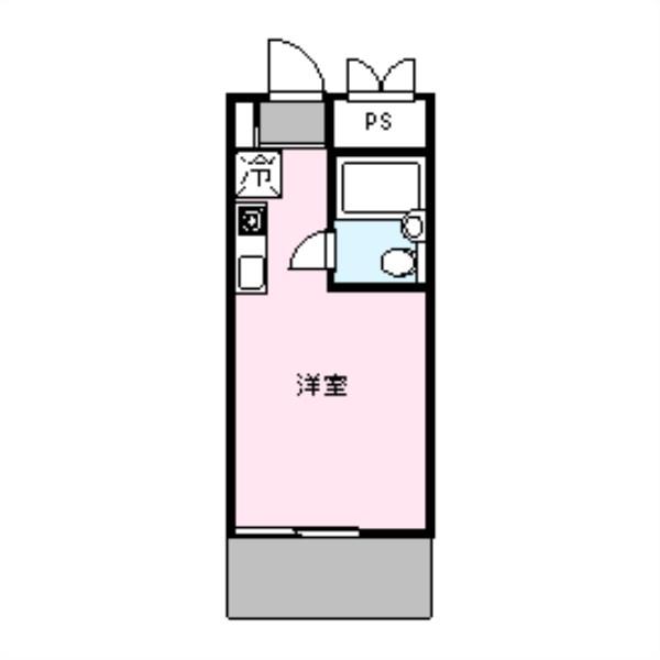Floor plan. Price 4.3 million yen, Occupied area 13.56 sq m