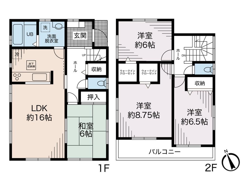 Floor plan. (4), Price 49,800,000 yen, 4LDK, Land area 141.59 sq m , Building area 104.33 sq m