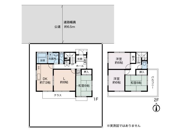 Floor plan. 25,800,000 yen, 4LDK, Land area 168.01 sq m , Building area 100.7 sq m 4LDK