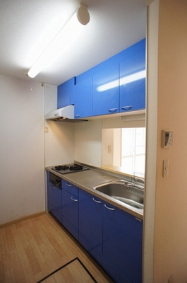 Kitchen. Easy-to-use counter system Kitchen! Convenient floor with storage!