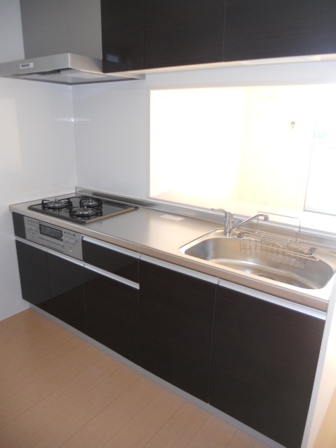 Kitchen. New construction ・ A quiet residential area ・ Fully equipped