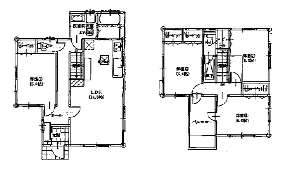 Floor plan. (1), Price 40,800,000 yen, 4LDK, Land area 125.04 sq m , Building area 97.71 sq m