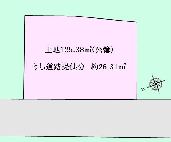 Compartment figure. Land price 27.5 million yen, Land area 99.07 sq m