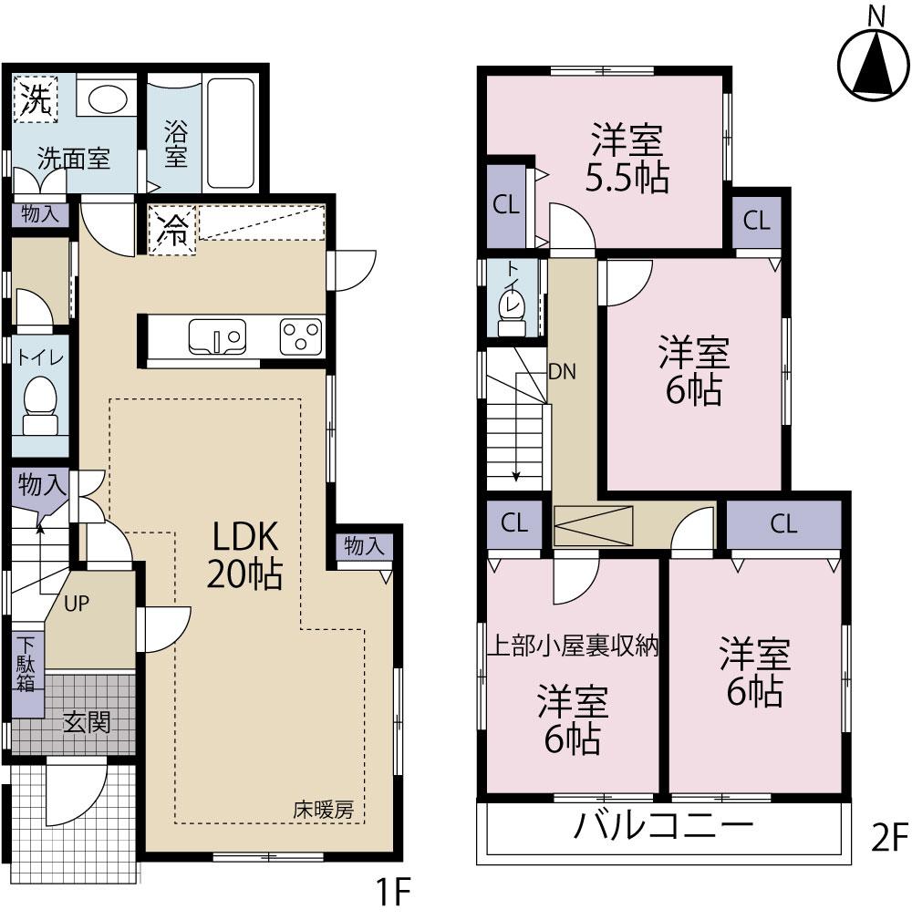Floor plan. Sagami Railway Izumino Line Yayoidai Station