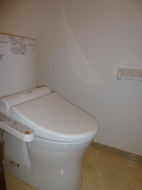 Toilet. With hand-washing facilities