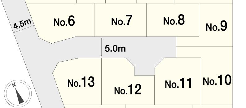 Compartment figure. Land price 35,100,000 yen, Land area 125.83 sq m whole compartment view