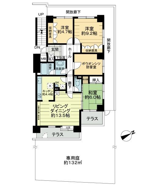 Floor plan. 4LDK, Price 24,800,000 yen, Footprint 106.26 sq m