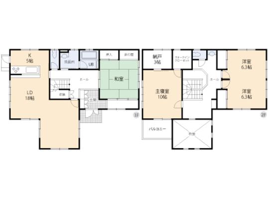 Floor plan. 37,800,000 yen, 3LDK, Land area 170.51 sq m , Building area 145.94 sq m floor plan
