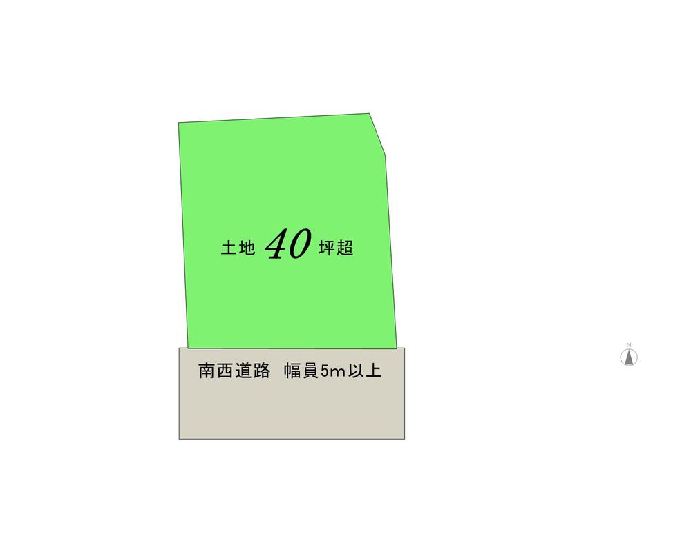 Compartment figure. Land price 27,800,000 yen, Land area 153.34 sq m