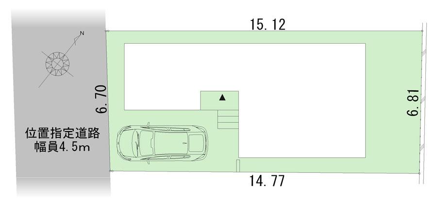 Compartment figure. 39,800,000 yen, 4LDK, Land area 100.94 sq m , Building area 100.6 sq m