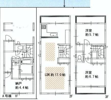 Floor plan. 27,800,000 yen, 2LDK+S, Land area 52.84 sq m , Building area 93.11 sq m clean, modern appearance
