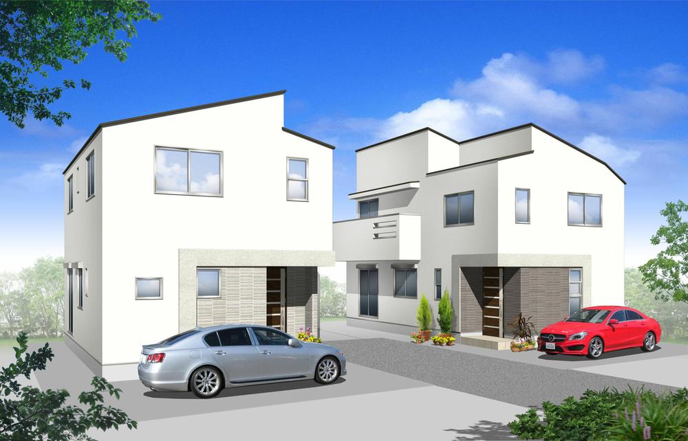 Rendering (appearance). (A ・ B Building) Rendering  ※ Right is Building A