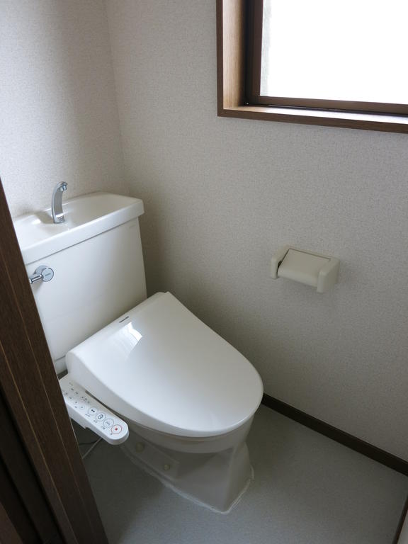 Toilet. Washlet new installation