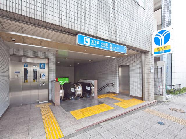 station. 1270m to the Blue Line, "Nakata" station