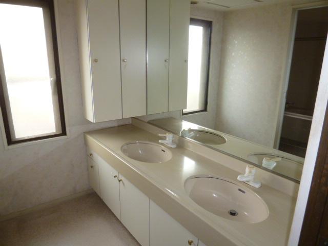 Wash basin, toilet. Indoor (11 May 2013) Shooting Wash room with a window. 2 ball type.