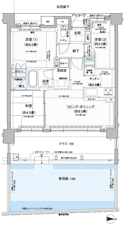 Floor: 3LDK, occupied area: 55.81 sq m, Price: 31.7 million yen, currently on sale