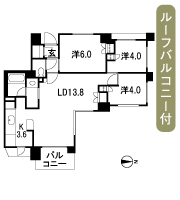 Floor: 3LDK, occupied area: 64.19 sq m, Price: 44,500,000 yen, now on sale