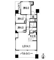 Floor: 3LDK, occupied area: 63.64 sq m, Price: 38,300,000 yen, now on sale