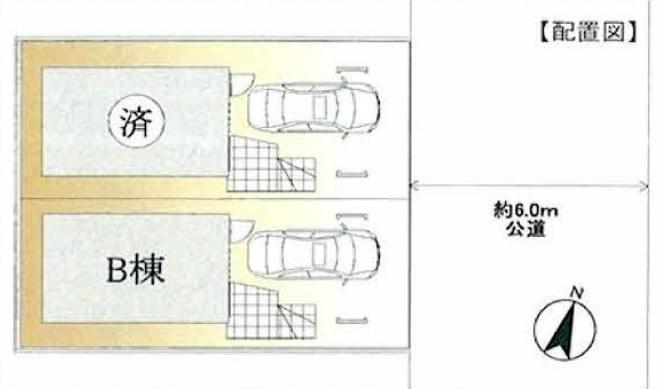 Compartment figure. 25,800,000 yen, 3LDK, Land area 40.33 sq m , Building area 72.63 sq m