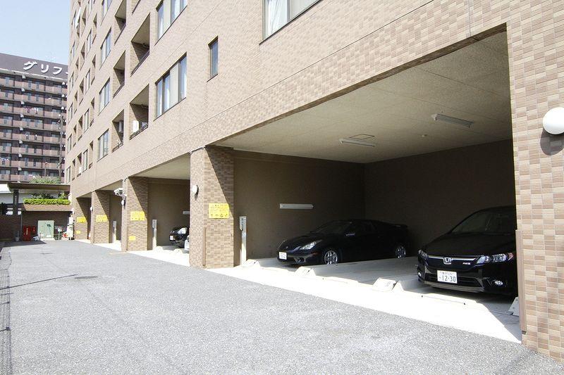 Parking lot. Common areas