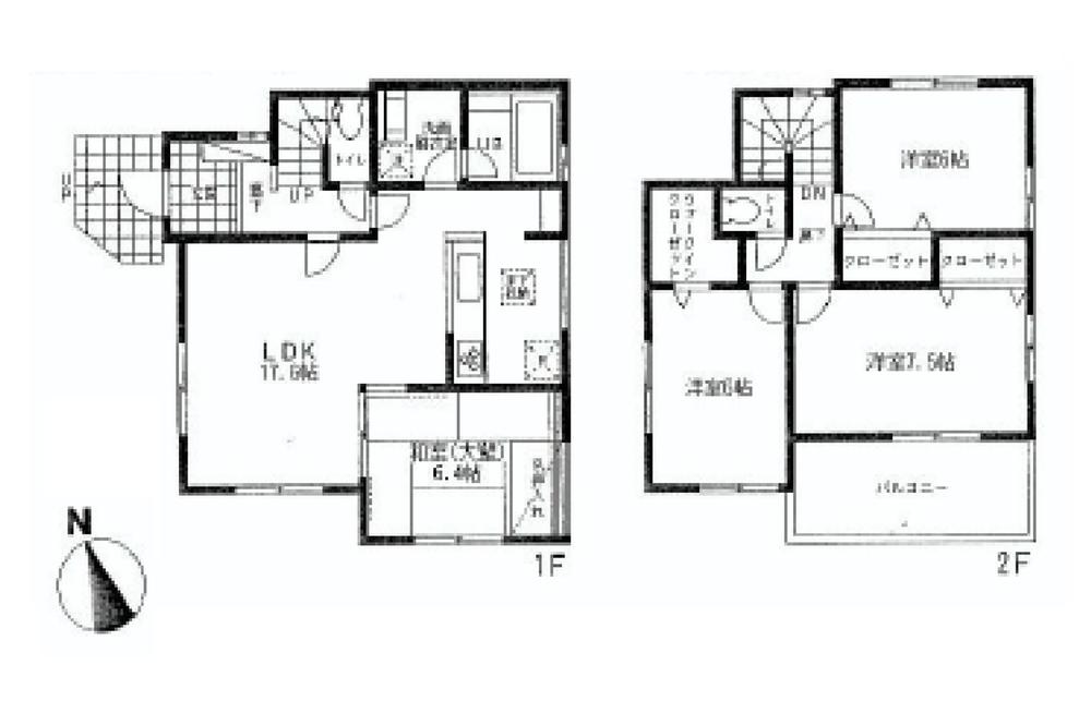 Floor plan. (A), Price 54,800,000 yen, 4LDK+S, Land area 108.12 sq m , Building area 98.29 sq m