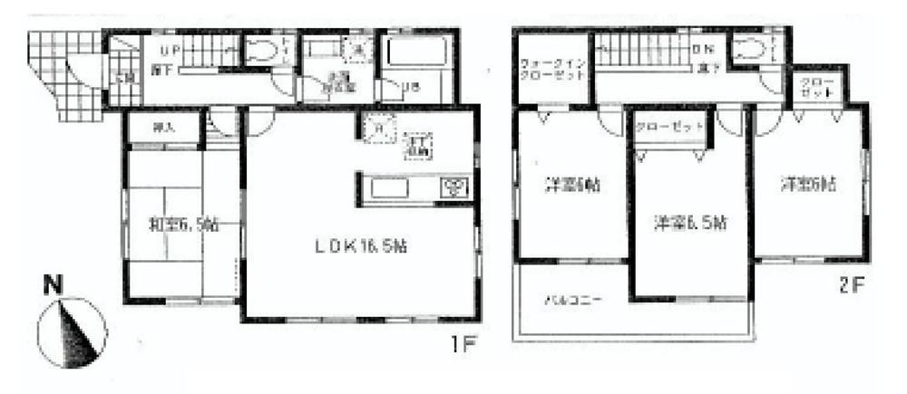 Floor plan. (B), Price 56,800,000 yen, 4LDK+S, Land area 107.65 sq m , Building area 97.6 sq m