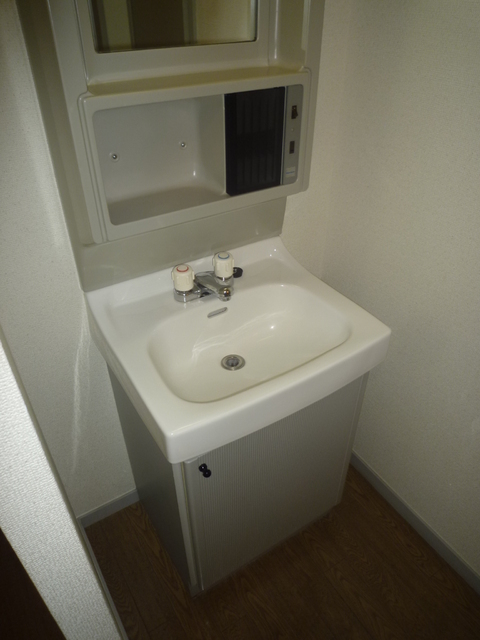 Washroom. Independent basin is usability good