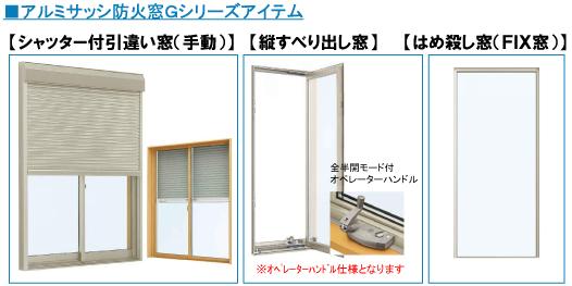 Other. Aluminum sash fire protection window G series items