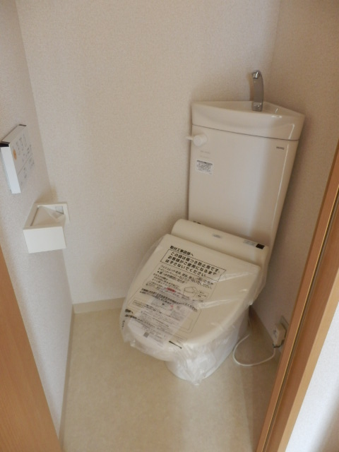 Toilet. It might be a little narrow space, Washlet installation! 