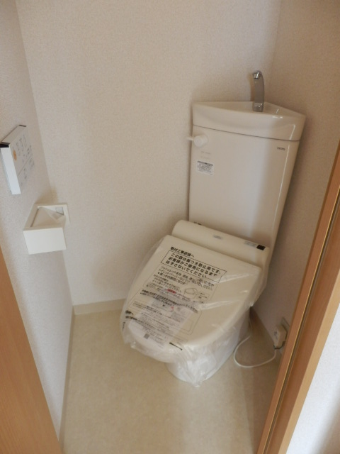 Toilet. It might be a little narrow space, Washlet installation!