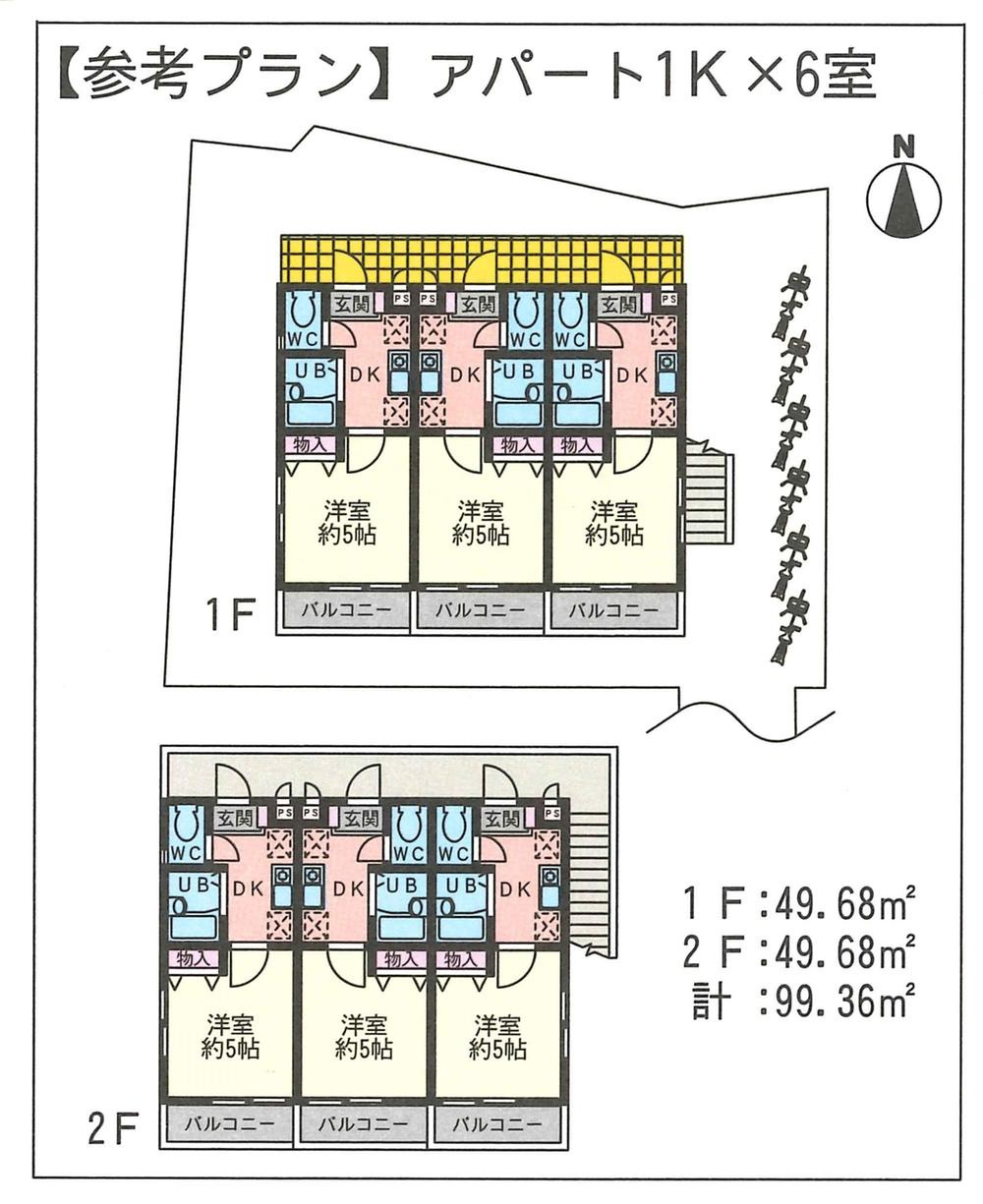 Other building plan example. Building plan example (apartment) building area 99.36 sq m