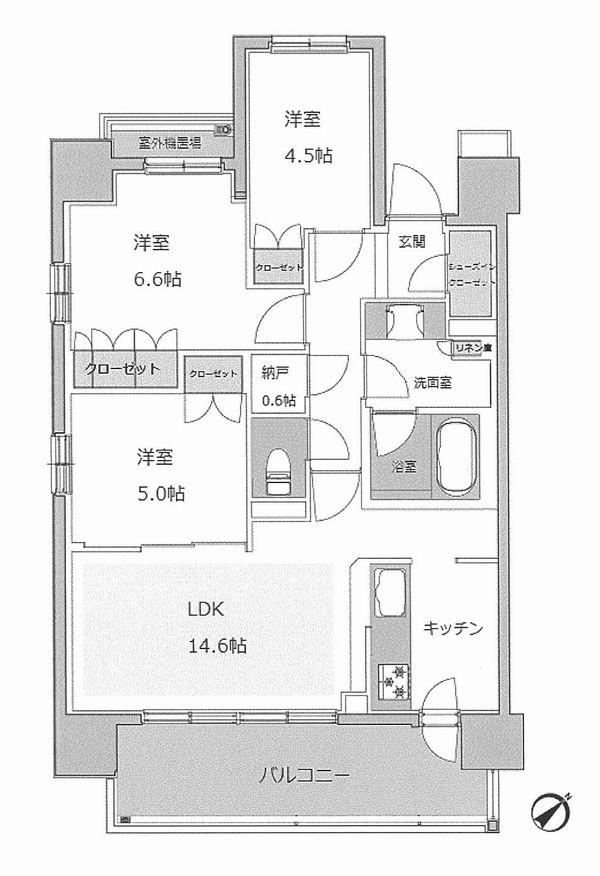 Floor plan. 3LDK + S (storeroom), Price 48,800,000 yen, Occupied area 70.03 sq m , Balcony area 11.34 sq m