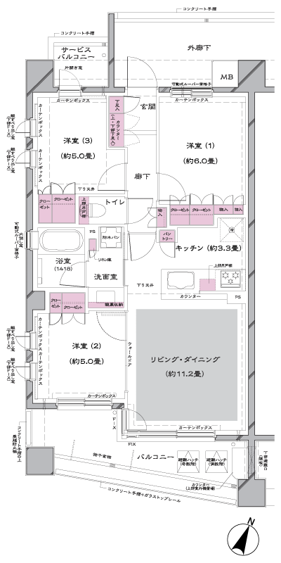 Floor: 3LDK, occupied area: 66.54 sq m, Price: 37,980,000 yen, now on sale