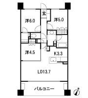 Floor: 3LDK + WIC, the occupied area: 70.72 sq m, Price: 41,480,000 yen, now on sale