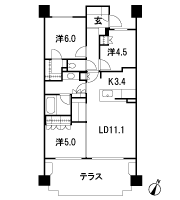 Floor: 3LDK + LR + WIC, the occupied area: 70.48 sq m, Price: 38,280,000 yen, now on sale