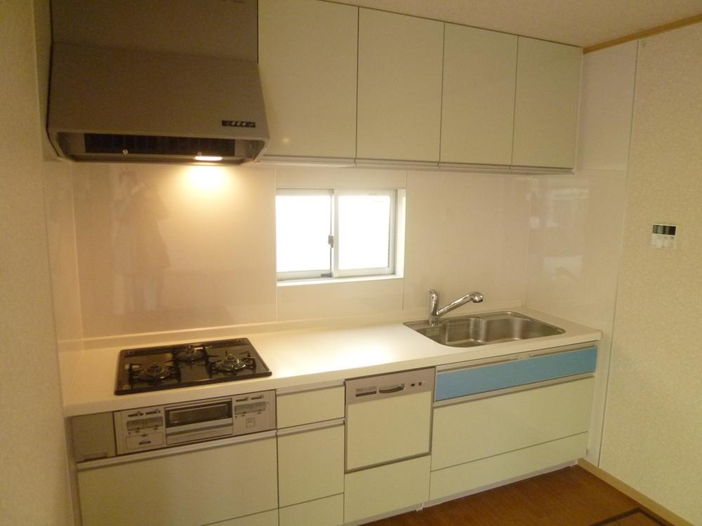 Kitchen. Indoor (December 13, 2013) Shooting Dishwasher kitchen in which the white tones