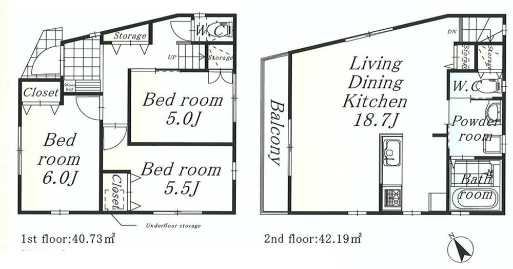 Floor plan. 29,800,000 yen, 3LDK, Land area 71.74 sq m , Building area 82.92 sq m