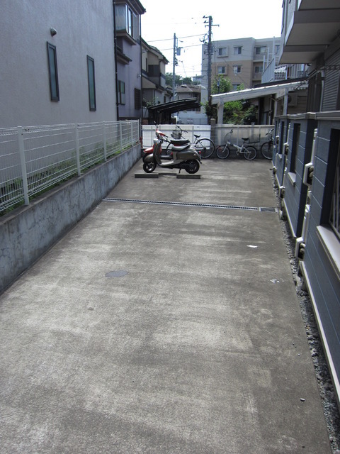 Other common areas. On-site bicycle parking lot equipped